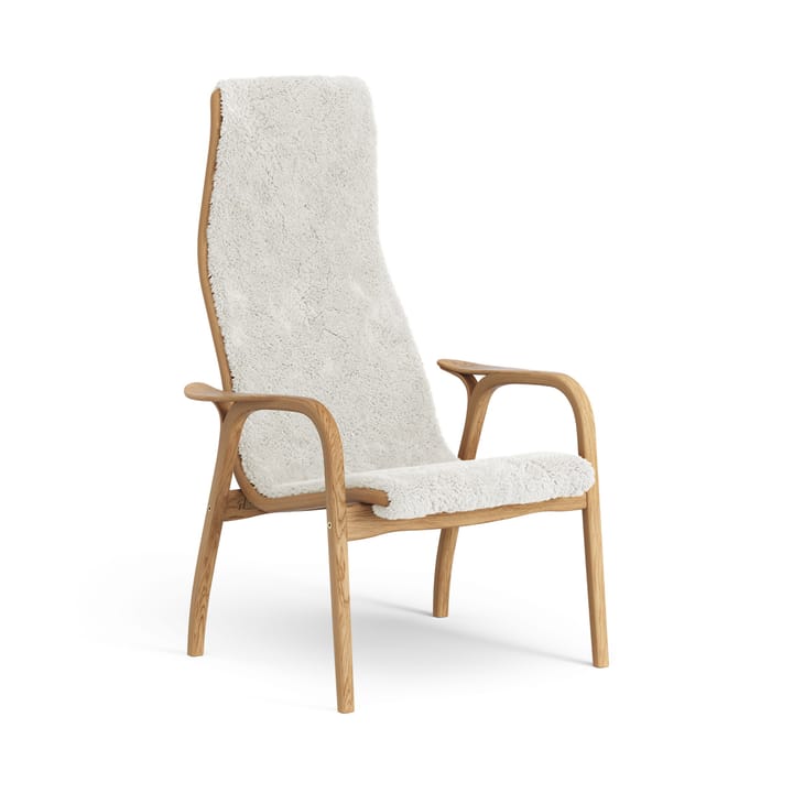 Lamino Fauteuil Eik geolied/schapenvacht - Offwhite (wit) - Swedese
