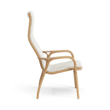 Lamino Fauteuil Eik geolied/schapenvacht - Offwhite (wit) - Swedese