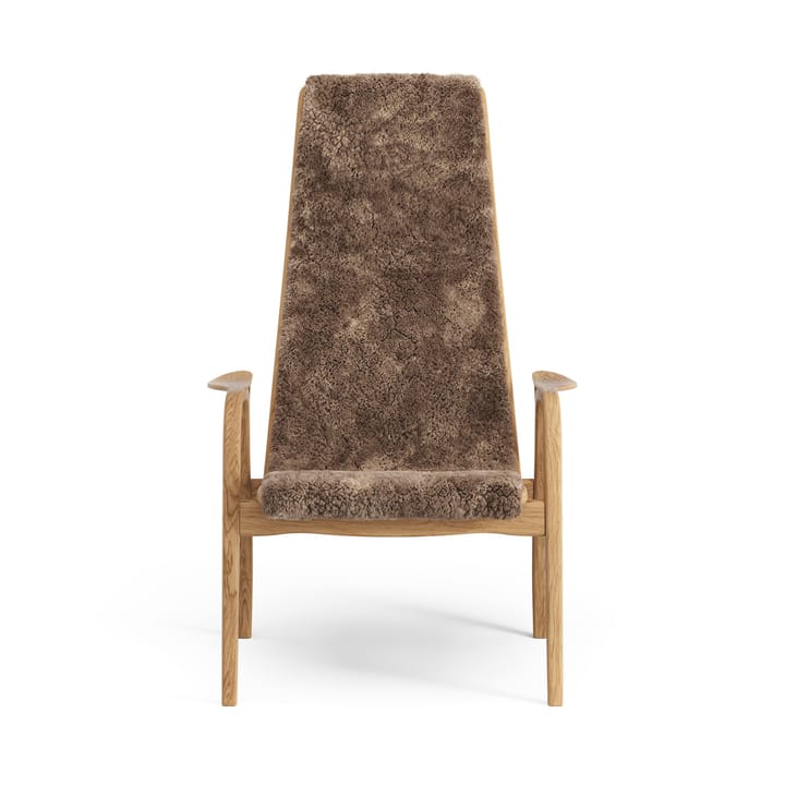 Lamino Fauteuil Eik geolied/schapenvacht - Sahara (nougat bruin) - Swedese