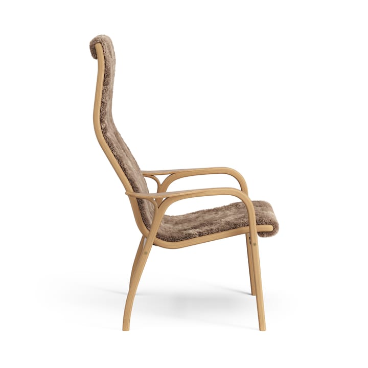 Lamino Fauteuil Eik geolied/schapenvacht, Sahara (nougat bruin) Swedese