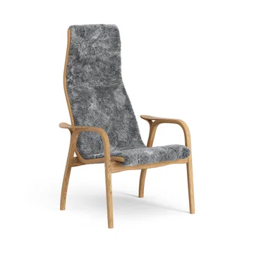 Lamino Fauteuil Eik geolied/schapenvacht - Scandinavian Grey (grijs) - Swedese