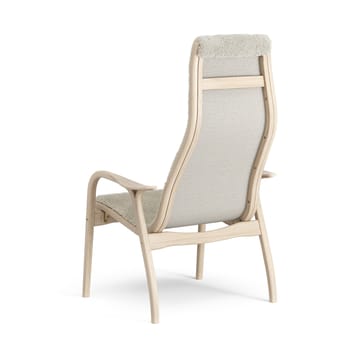 Lamino Fauteuil Eik wit gepigmenteerd / schapenvacht - Moonlight (beige) - Swedese