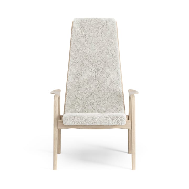 Lamino Fauteuil Eik wit gepigmenteerd / schapenvacht, Offwhite (wit) Swedese
