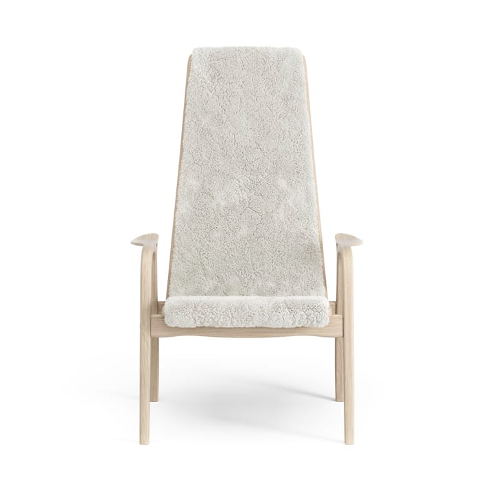 Lamino Fauteuil Eik wit gepigmenteerd / schapenvacht - Offwhite (wit) - Swedese