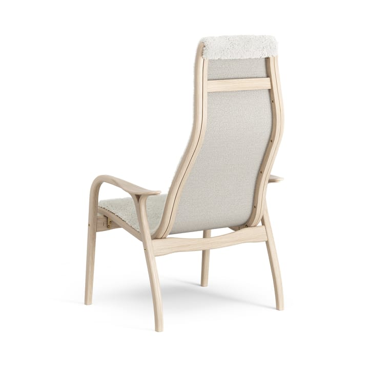 Lamino Fauteuil Eik wit gepigmenteerd / schapenvacht - Offwhite (wit) - Swedese