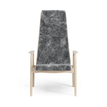 Lamino Fauteuil Eik wit gepigmenteerd / schapenvacht - Scandinavian Grey (grijs) - Swedese