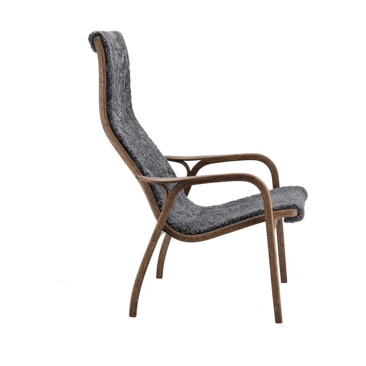 Lamino fauteuil eiken/schapenvacht Special Edition, Rubio Monocoat Chocolate-Charcoal Swedese