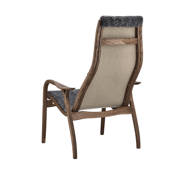 Lamino fauteuil eiken/schapenvacht Special Edition, Rubio Monocoat Chocolate-Charcoal Swedese