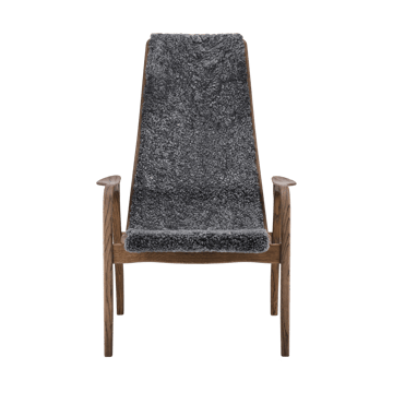 Lamino fauteuil eiken/schapenvacht Special Edition - Rubio Monocoat Chocolate-Charcoal - Swedese