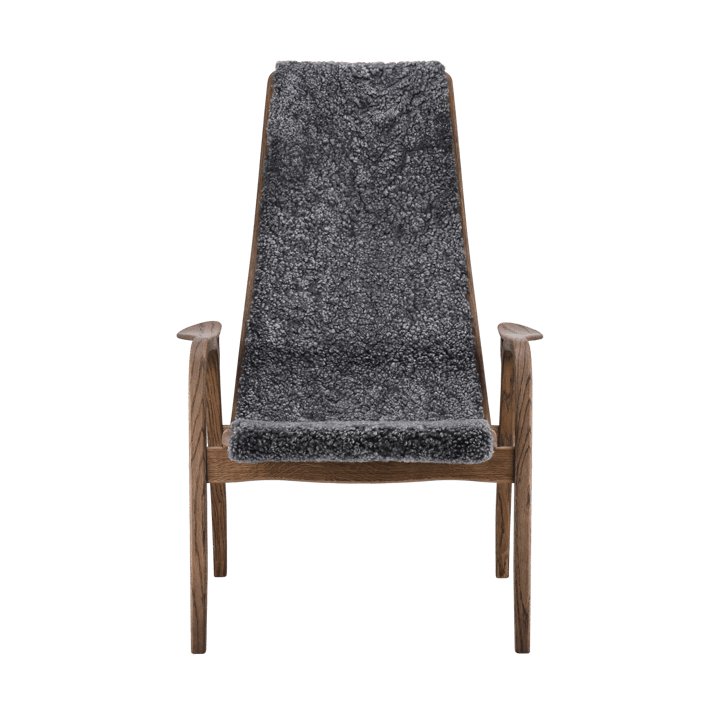 Lamino fauteuil eiken/schapenvacht Special Edition, Rubio Monocoat Chocolate-Charcoal Swedese