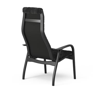 Lamino fauteuil en voetenbankje Black Edition - Zwart - Swedese
