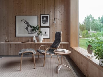 Lamino Fauteuil gelakt Beuk/schapenvacht - Moonlight (beige) - Swedese
