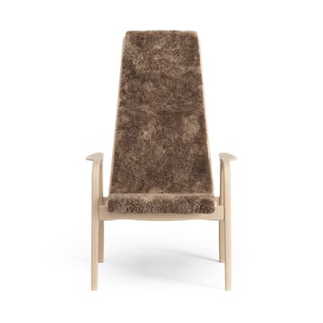 Lamino Fauteuil gelakt Beuk/schapenvacht - Sahara (nougat bruin) - Swedese