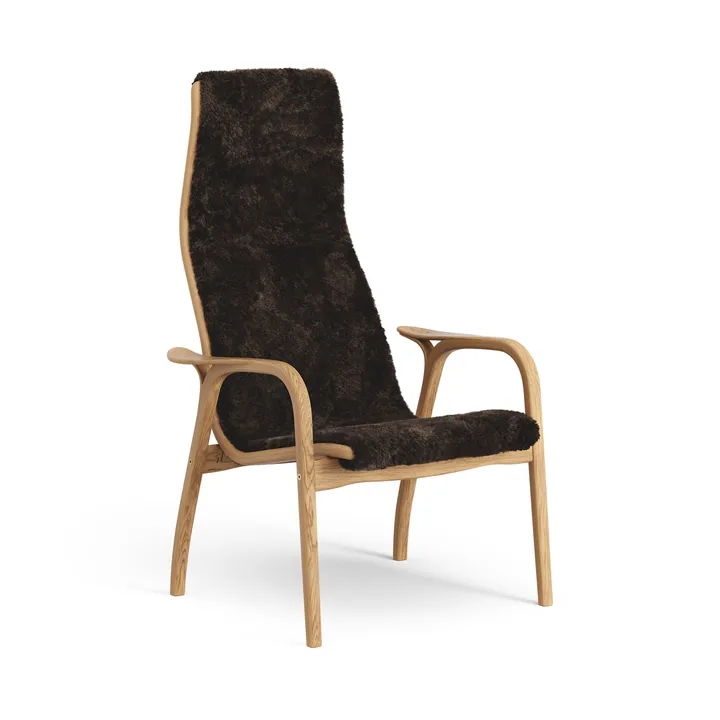 Lamino fauteuil geolied eiken/schapenvacht - Espresso (bruin) - Swedese