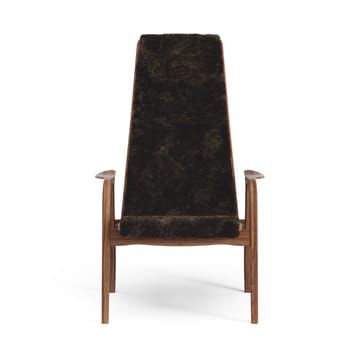 Lamino Fauteuil Walnoot geolied/schapenvacht - Espresso (bruin) - Swedese