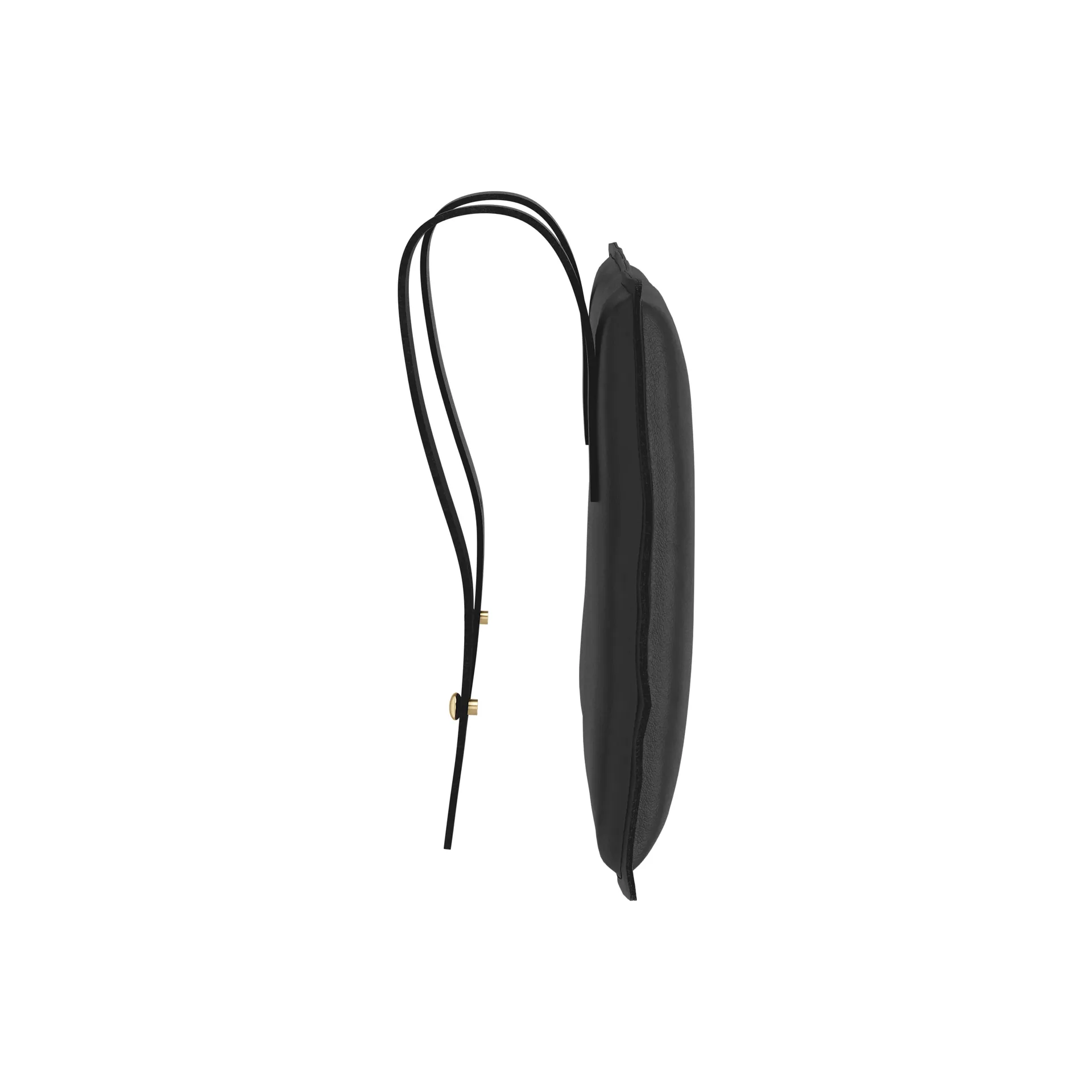 Lamino nekkussen leer, Zwart 8175 Swedese