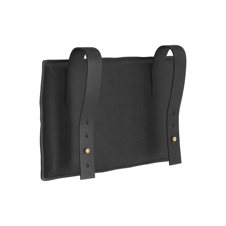 Lamino nekkussen leer, Zwart 8175 Swedese
