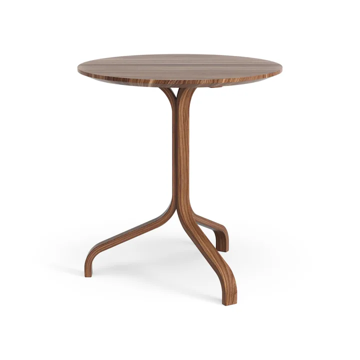 Lamino tafel Ø46x49 cm - Walnoot geolied - Swedese
