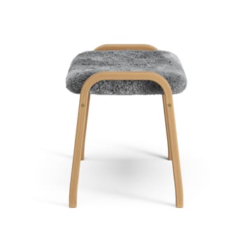 Lamino voetenbankje Eik geolied/schapenvacht - Scandinavian Grey (grijs) - Swedese