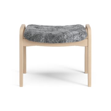 Lamino voetenbankje gelakt Beuk/schapenvacht - Scandinavian Grey (grijs) - Swedese