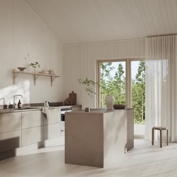 Levi plank - Ilke blauw-roestvrijstaal,2 planken,90 cm - Swedese