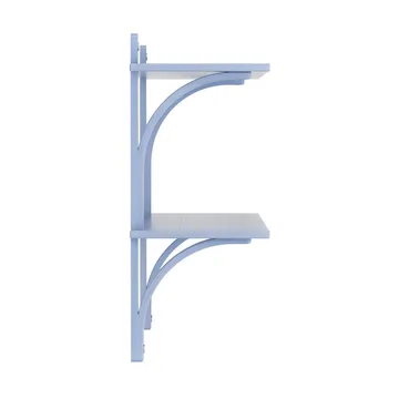 Levi plank - Ilke blauw-roestvrijstaal,2 planken,90 cm - Swedese