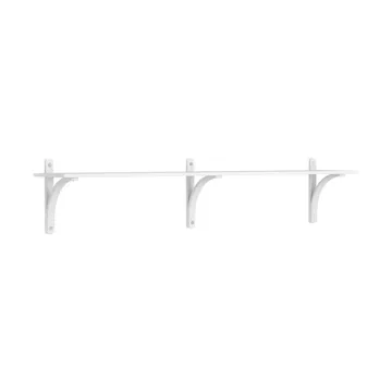 Levi plankrek 1 plank - Witgewassen espen-aluminium, 180 cm - Swedese