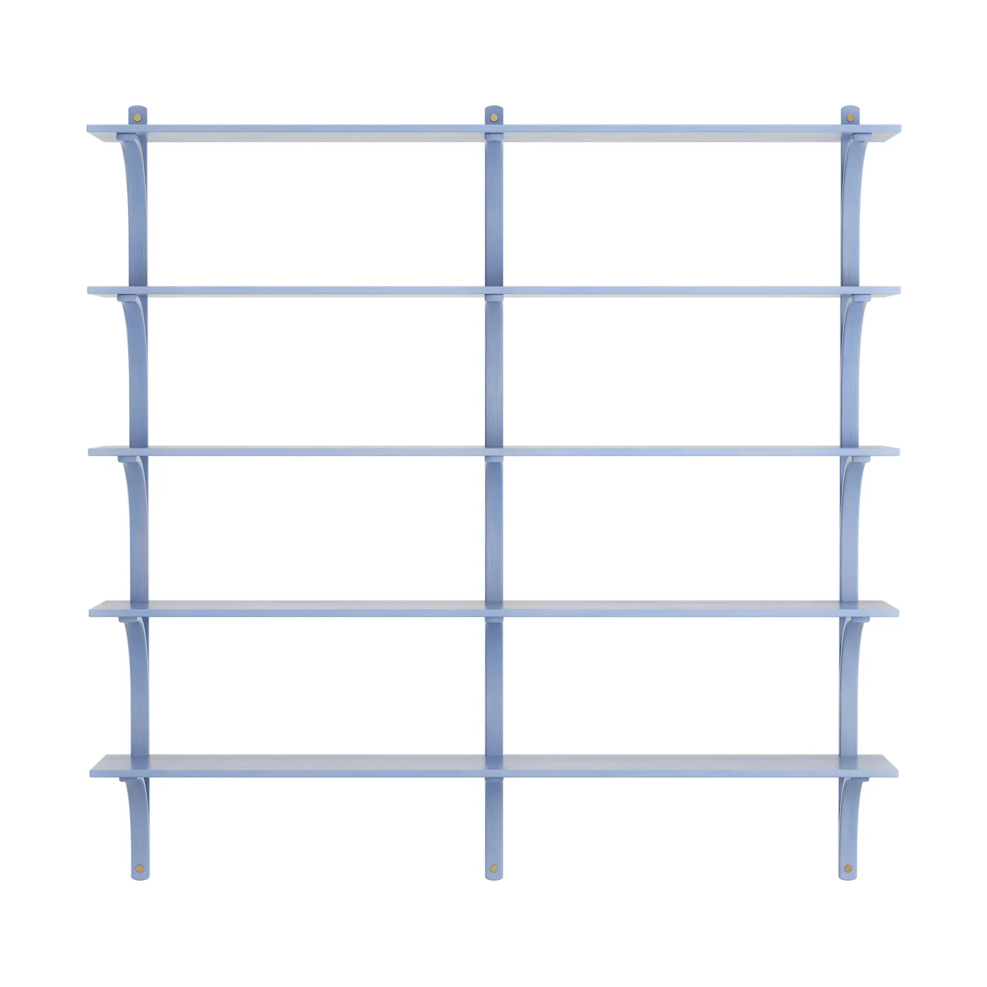 Levi plankrek 5 planken, ILKE Blue-messing, 180 cm Swedese