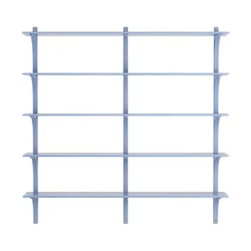 Levi plankrek 5 planken - ILKE Blue-messing, 180 cm - Swedese