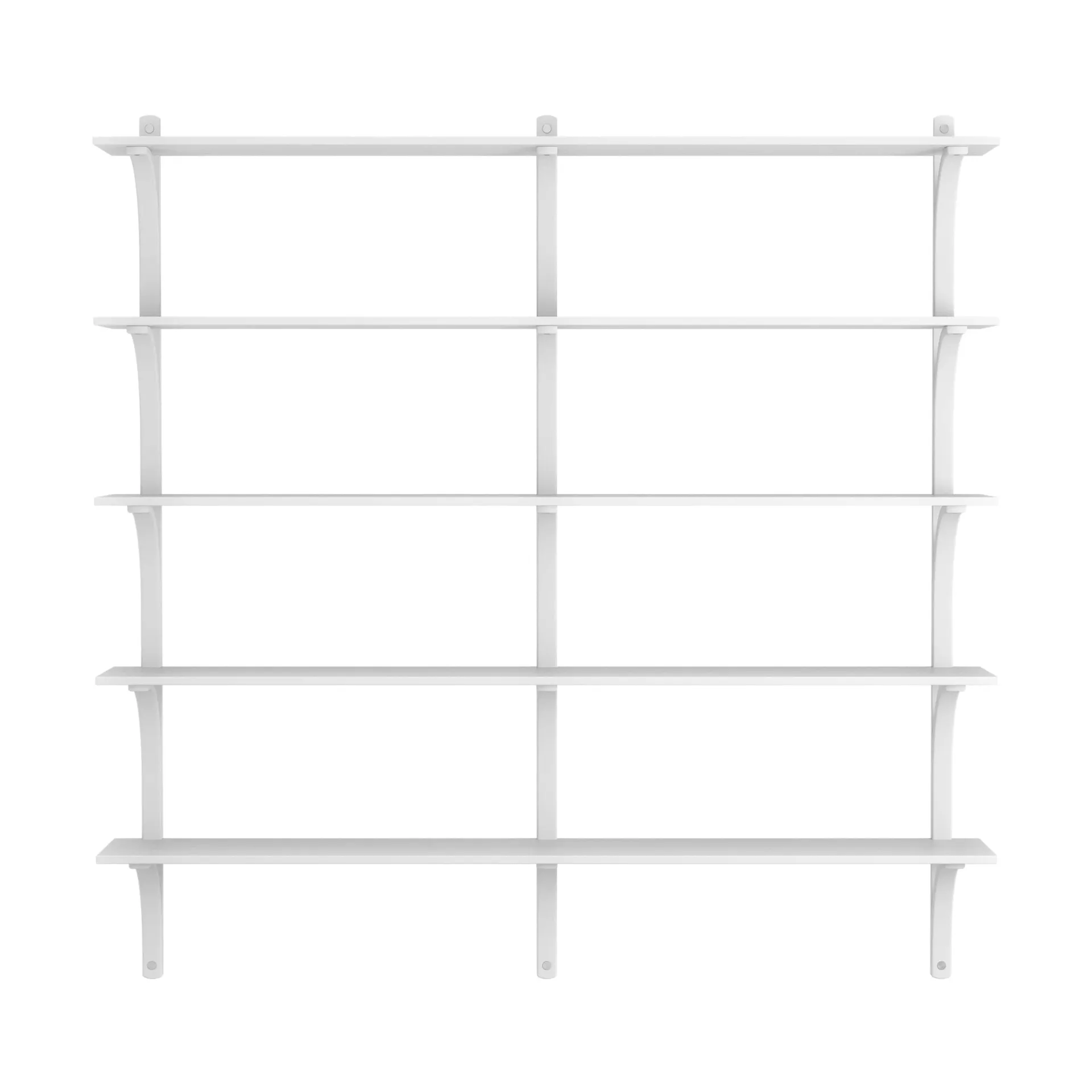 Levi plankrek 5 planken, Witgewassen espen-aluminium, 180 cm Swedese