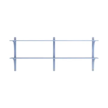 Levi wandplank - Ilke blauw-messing,2 planken,180 cm - Swedese