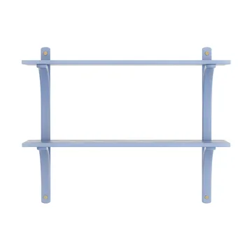 Levi wandplank - Ilke blauw-messing,2 planken,90 cm - Swedese