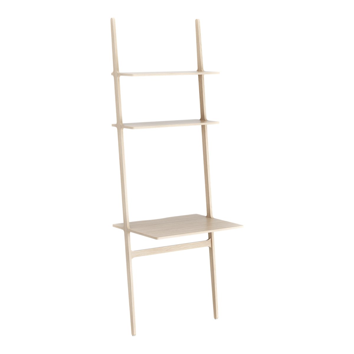 Swedese Libri bureau Eik wit gepigmenteerd | Scandinavisch Interieur | Bureaus | Beige