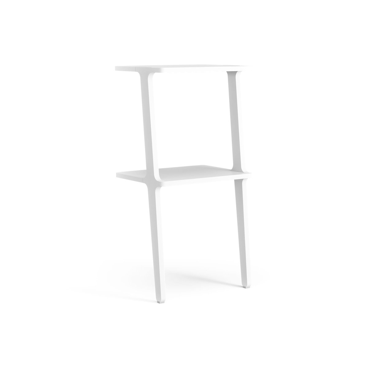 Swedese Libri rek 2 planken Es wit glanzend | Scandinavisch Interieur | Planken & planksystemen | Wit