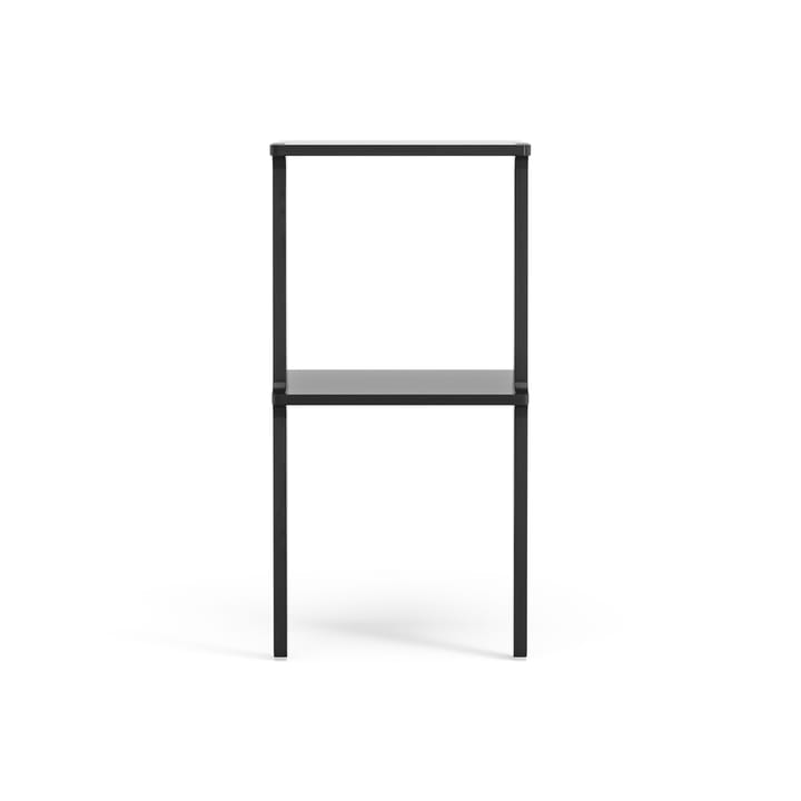 Libri rek 2 planken, Es zwart glanzend Swedese