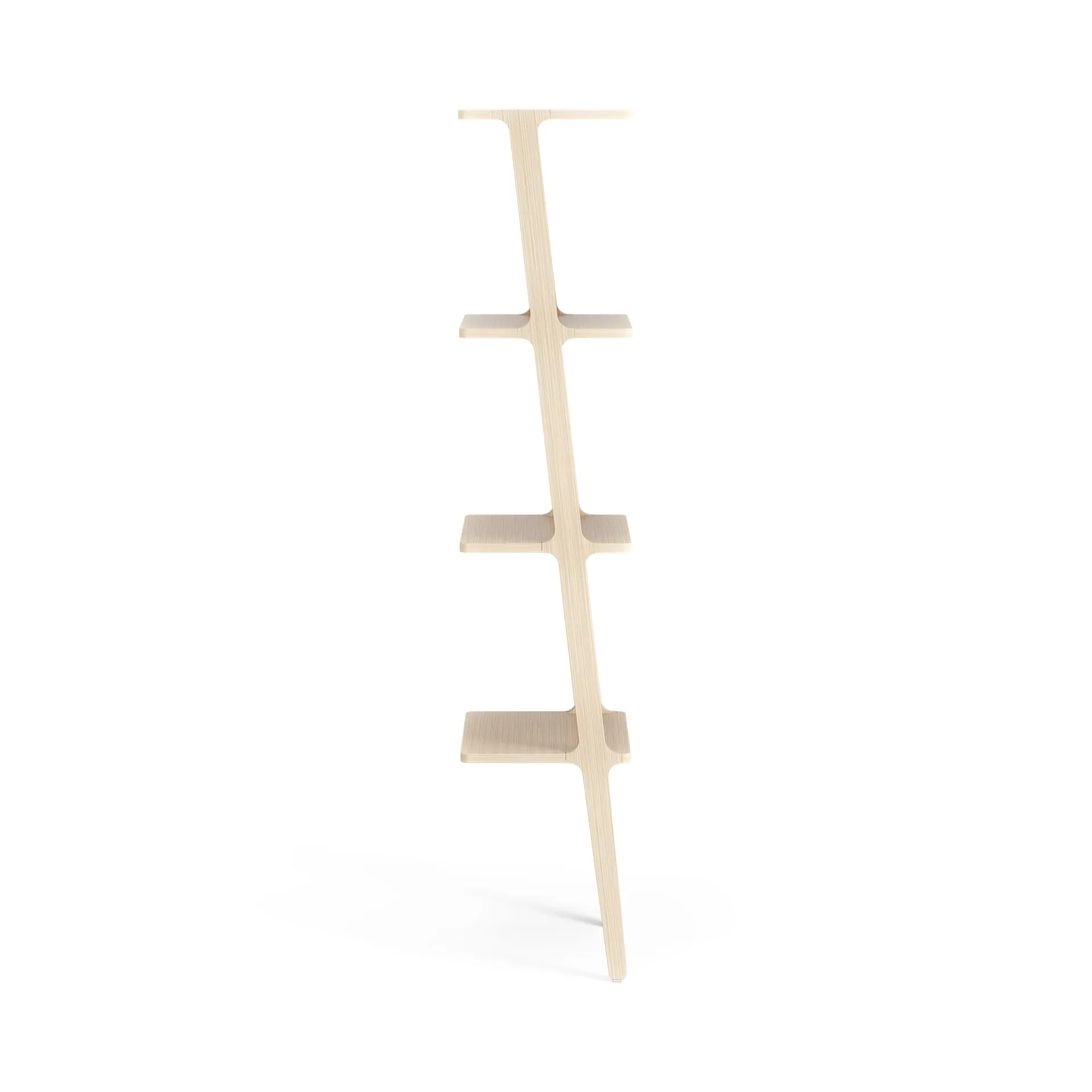 Libri Wandplank 4 planken, Es gelakt Swedese