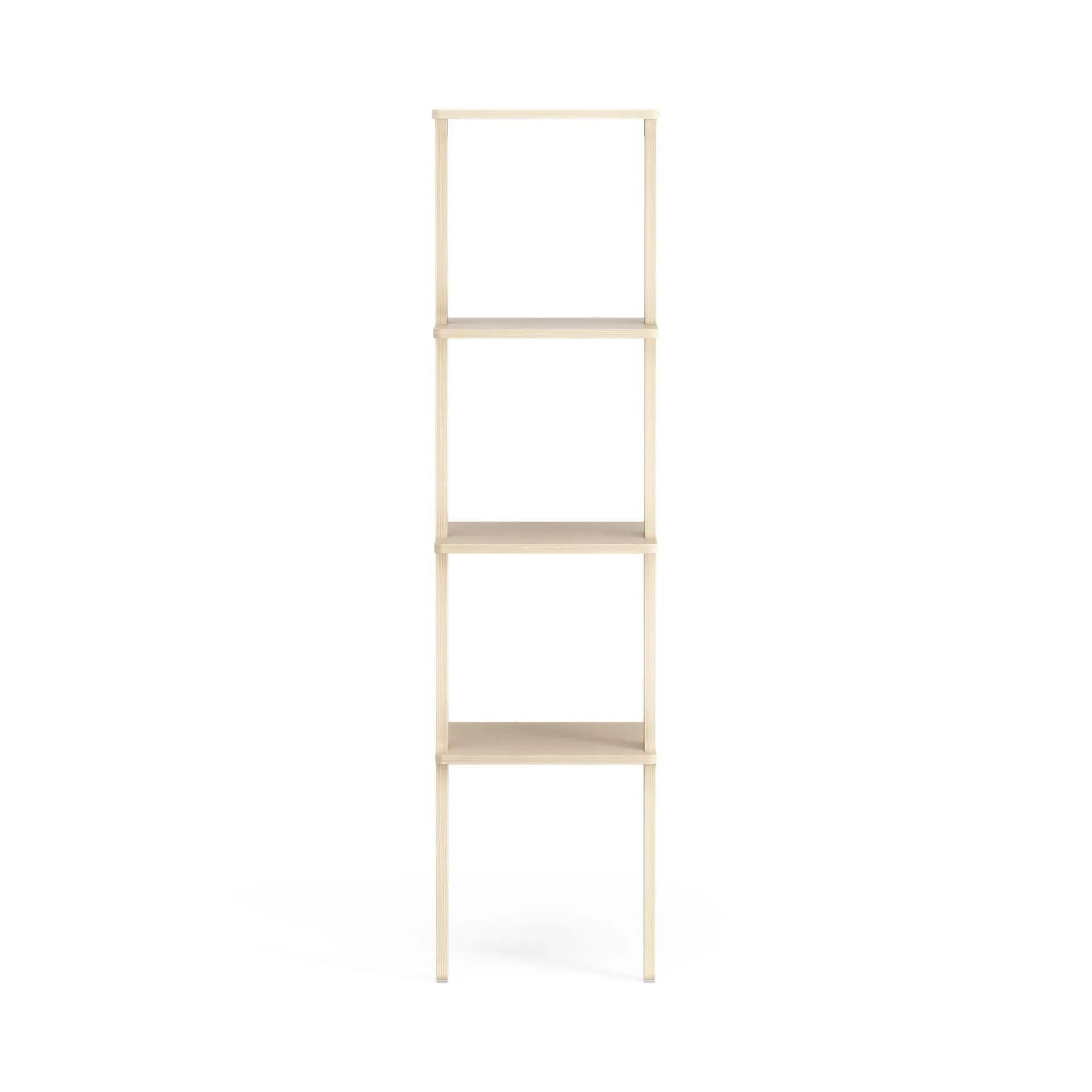 Libri Wandplank 4 planken, Es gelakt Swedese
