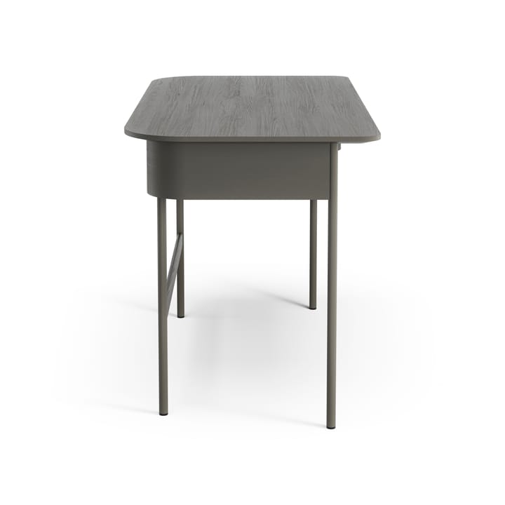 Luna bureau met lade, Eiken orkaangrijs Swedese