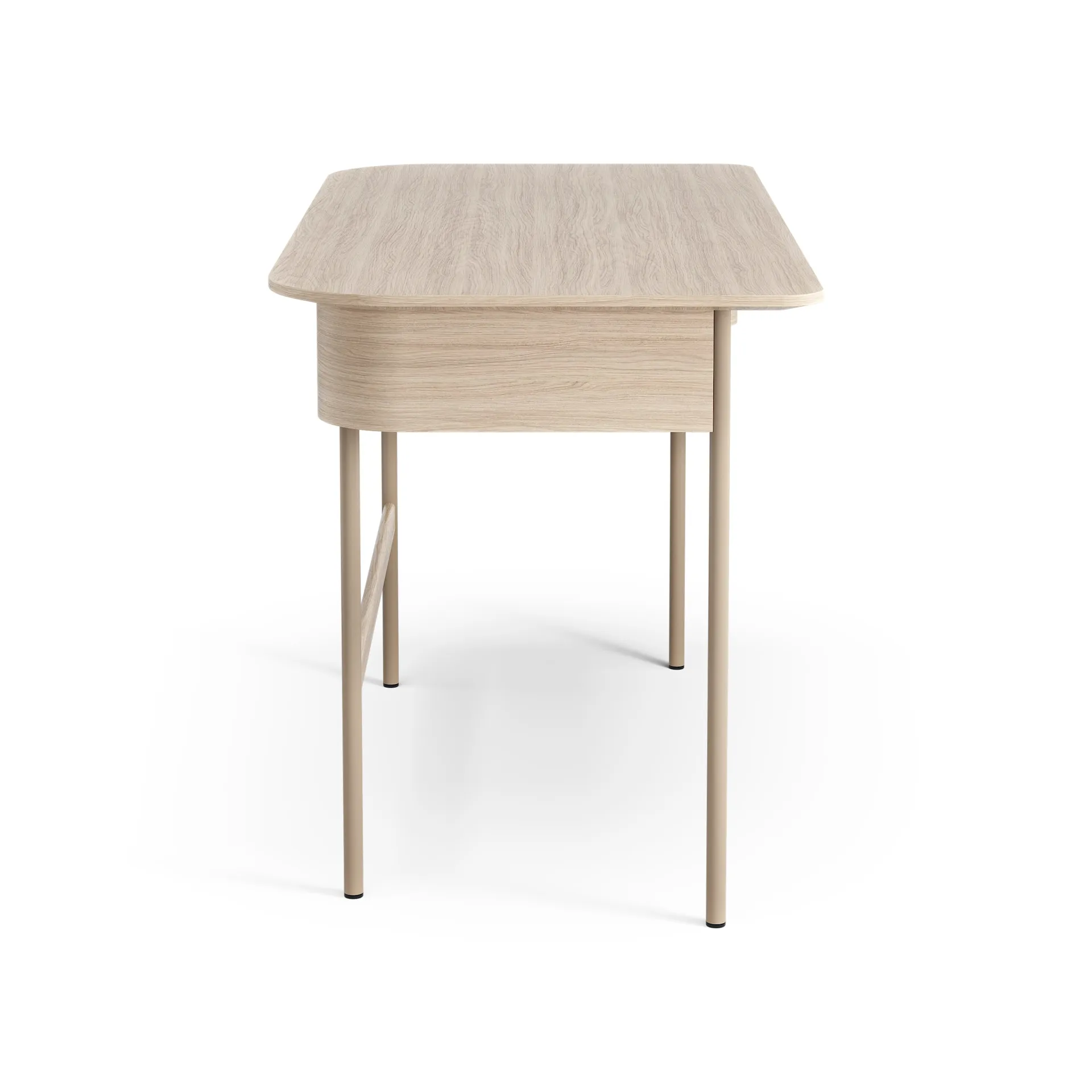 Luna bureau met lade, Eikenhout wit gepigmenteerd Swedese