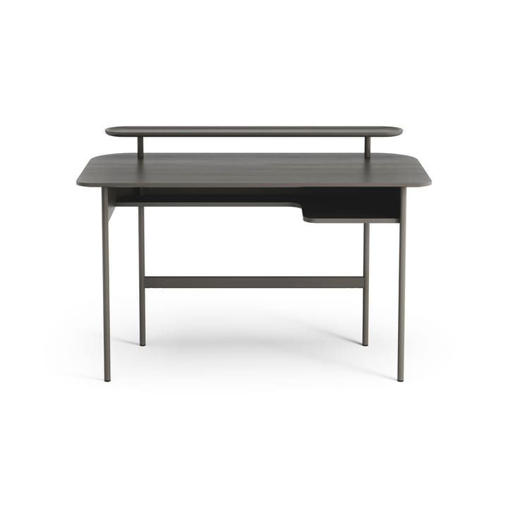 Luna bureau met plank, Eiken orkaangrijs Swedese