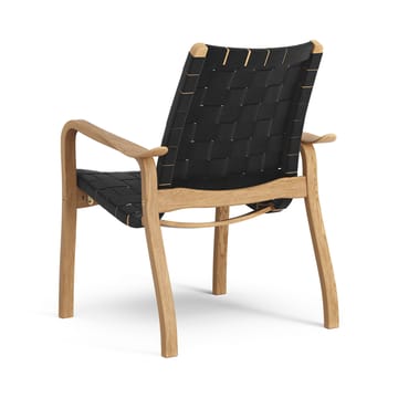 Primo Fauteuil laag Eik geolied - zwart - Swedese