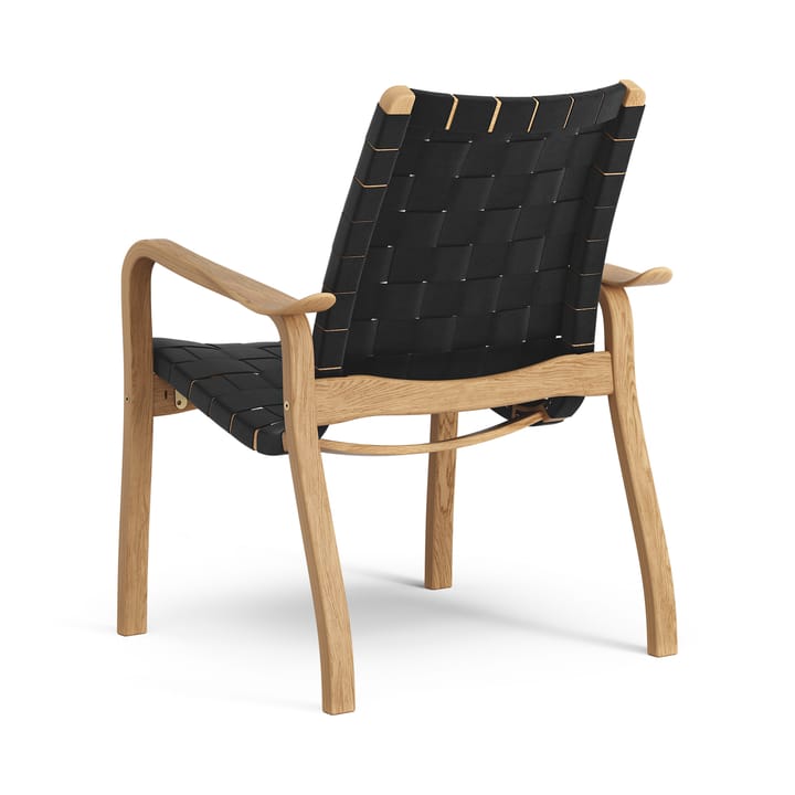 Primo Fauteuil laag Eik geolied, zwart Swedese