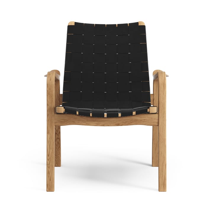 Primo Fauteuil laag Eik geolied, zwart Swedese