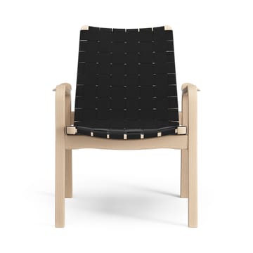 Primo Fauteuil laag gelakt Beuk - zwart - Swedese
