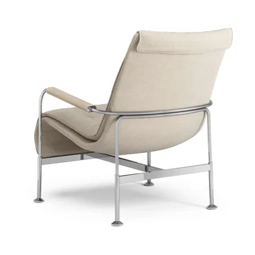 Serpentine fauteuil - Stof Romo Linara Rye-chroom - Swedese