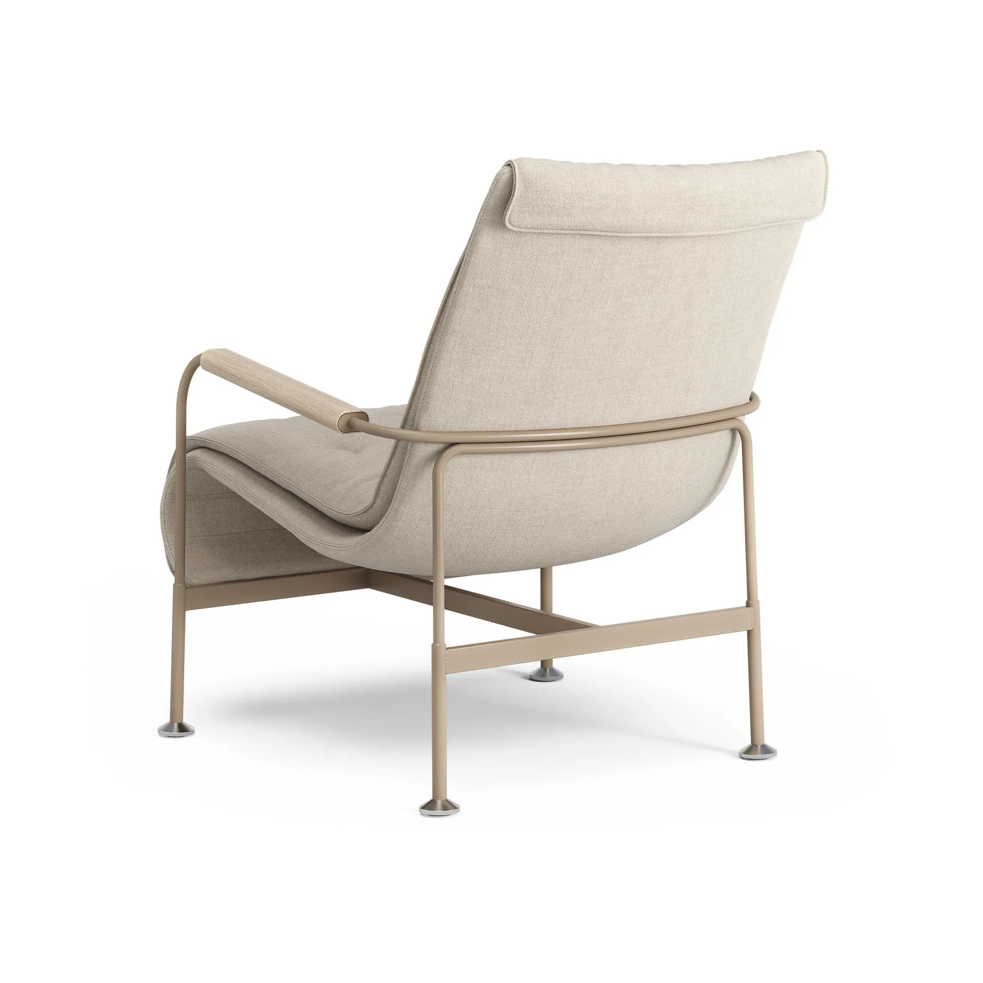 Serpentine fauteuil, Stof Romo Linara Rye-nutmeg Swedese