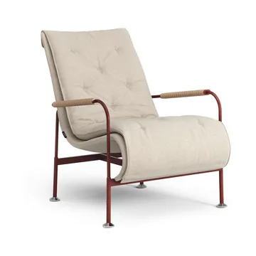 Serpentine fauteuil - Stof Romo Linara Rye-rood-Tärnsjö Nature - Swedese