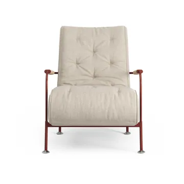 Serpentine fauteuil - Stof Romo Linara Rye-rood-Tärnsjö Nature - Swedese