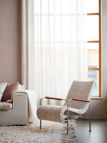 Serpentine fauteuil - Stof Romo Linara Rye-rood - Swedese