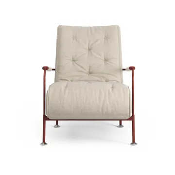 Serpentine fauteuil - Stof Romo Linara Rye-rood - Swedese